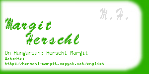 margit herschl business card